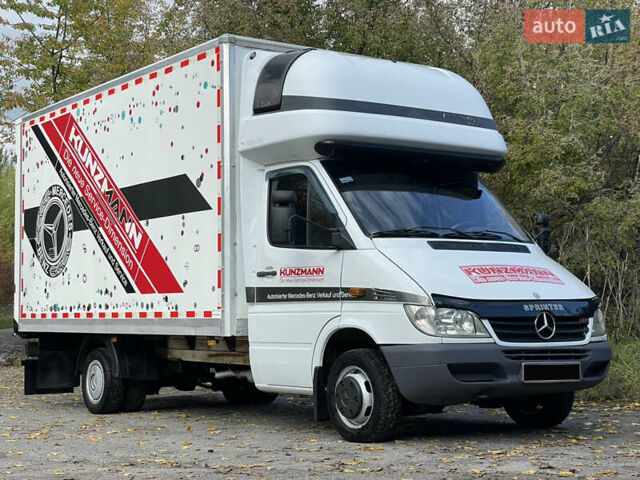 Белый Мерседес Sprinter, объемом двигателя 2.7 л и пробегом 430 тыс. км за 13500 $, фото 1 на Automoto.ua