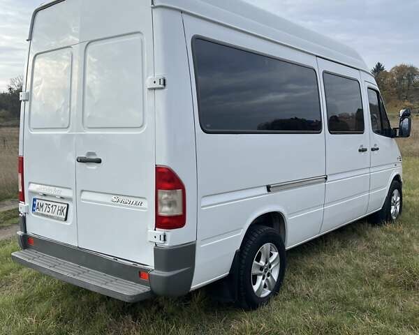 Белый Мерседес Sprinter, объемом двигателя 2.1 л и пробегом 225 тыс. км за 11950 $, фото 3 на Automoto.ua