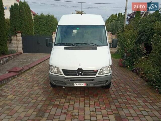 Білий Мерседес Sprinter, об'ємом двигуна 2.2 л та пробігом 198 тис. км за 14299 $, фото 1 на Automoto.ua