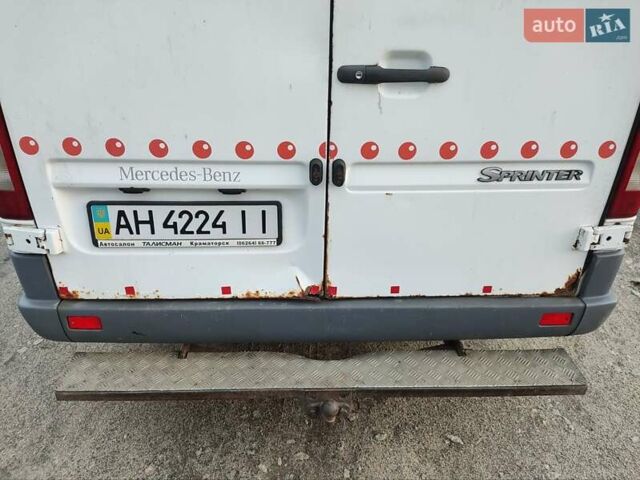 Білий Мерседес Sprinter, об'ємом двигуна 2.15 л та пробігом 280 тис. км за 7000 $, фото 9 на Automoto.ua
