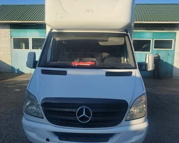 Белый Мерседес Sprinter, объемом двигателя 2.15 л и пробегом 300 тыс. км за 12100 $, фото 1 на Automoto.ua