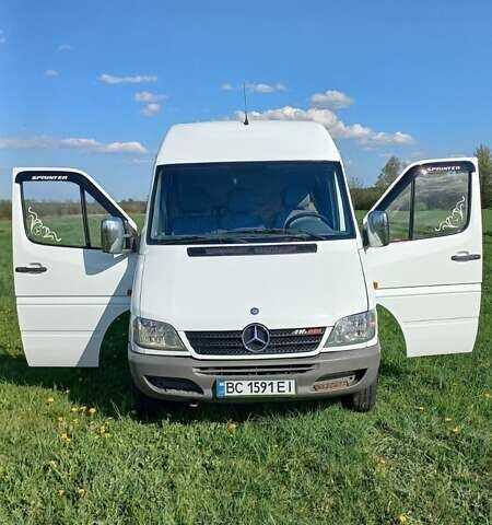 Белый Мерседес Sprinter, объемом двигателя 2.7 л и пробегом 385 тыс. км за 21500 $, фото 11 на Automoto.ua