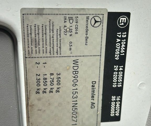 Мерседес Sprinter 2011 в Виннице на Automoto.ua Белый Мерседес Sprinter, объемом двигателя 3 л и пробегом 290 тыс. км за 29999 $, фото 13 на Automoto.ua