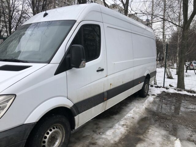 Белый Мерседес Sprinter, объемом двигателя 2.2 л и пробегом 559 тыс. км за 14700 $, фото 1 на Automoto.ua