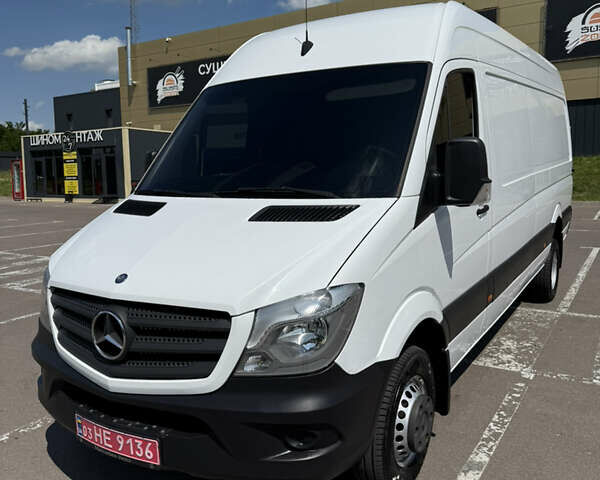 Белый Мерседес Sprinter, объемом двигателя 2.2 л и пробегом 270 тыс. км за 27500 $, фото 1 на Automoto.ua