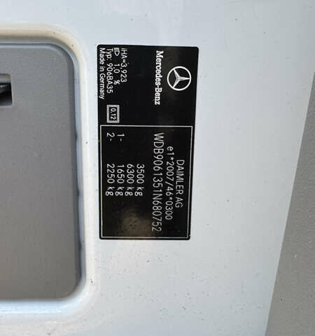 Белый Мерседес Sprinter, объемом двигателя 2.2 л и пробегом 275 тыс. км за 21900 $, фото 36 на Automoto.ua