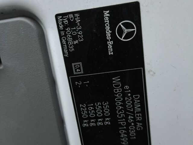 Мерседес Sprinter 2016 в Хороле на Automoto.ua Белый Мерседес Sprinter, объемом двигателя 2.1 л и пробегом 548 тыс. км за 18500 $, фото 15 на Automoto.ua