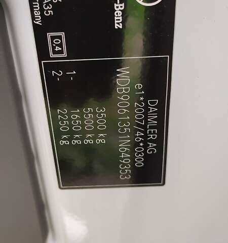 Белый Мерседес Sprinter, объемом двигателя 2.2 л и пробегом 322 тыс. км за 20350 $, фото 7 на Automoto.ua