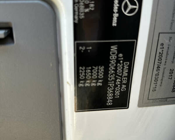 Белый Мерседес Sprinter, объемом двигателя 2.2 л и пробегом 258 тыс. км за 24300 $, фото 21 на Automoto.ua