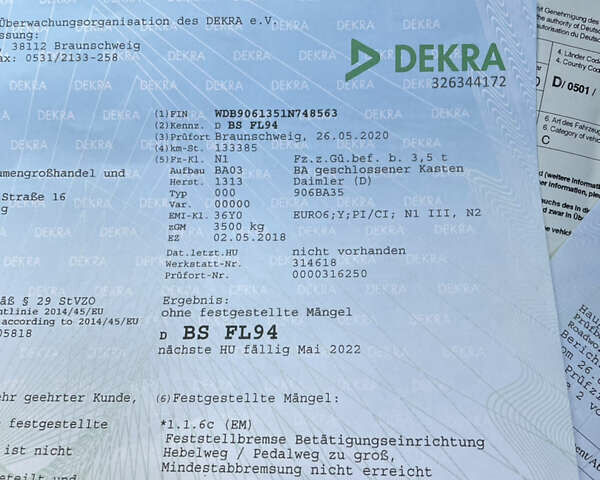 Белый Мерседес Sprinter, объемом двигателя 2.2 л и пробегом 280 тыс. км за 20900 $, фото 76 на Automoto.ua