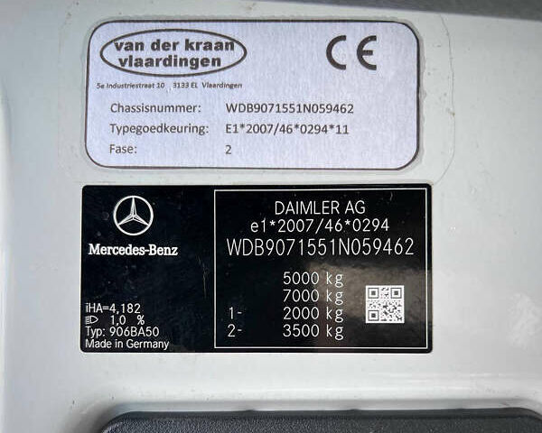 Белый Мерседес Sprinter, объемом двигателя 2.2 л и пробегом 239 тыс. км за 32900 $, фото 62 на Automoto.ua