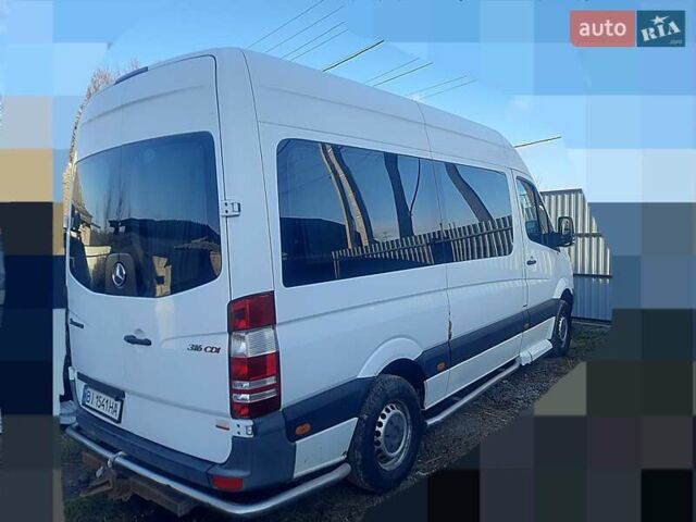 Белый Мерседес Sprinter, объемом двигателя 2.2 л и пробегом 397 тыс. км за 13000 $, фото 4 на Automoto.ua