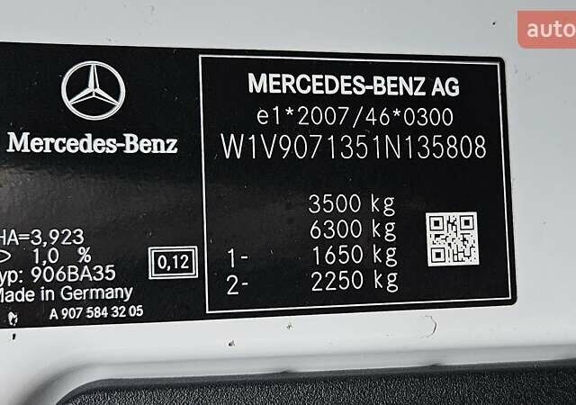 Белый Мерседес Sprinter, объемом двигателя 2 л и пробегом 288 тыс. км за 25900 $, фото 50 на Automoto.ua