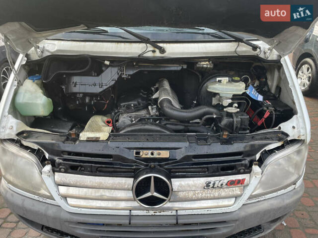 Белый Мерседес Sprinter, объемом двигателя 2.69 л и пробегом 30 тыс. км за 12300 $, фото 14 на Automoto.ua