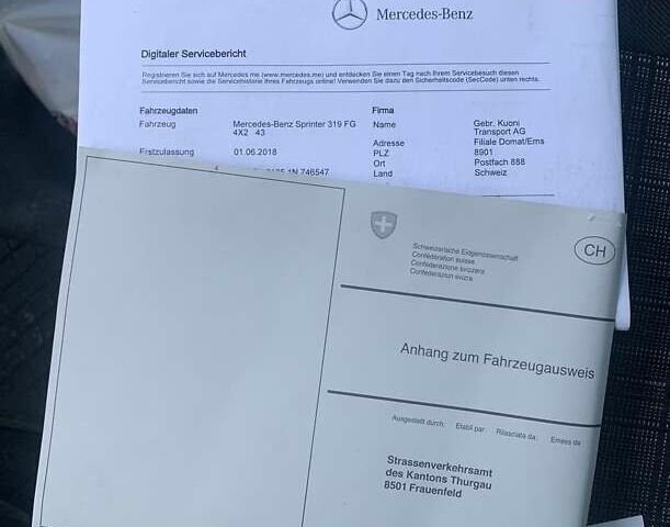 Білий Мерседес Sprinter, об'ємом двигуна 2.99 л та пробігом 658 тис. км за 23000 $, фото 25 на Automoto.ua