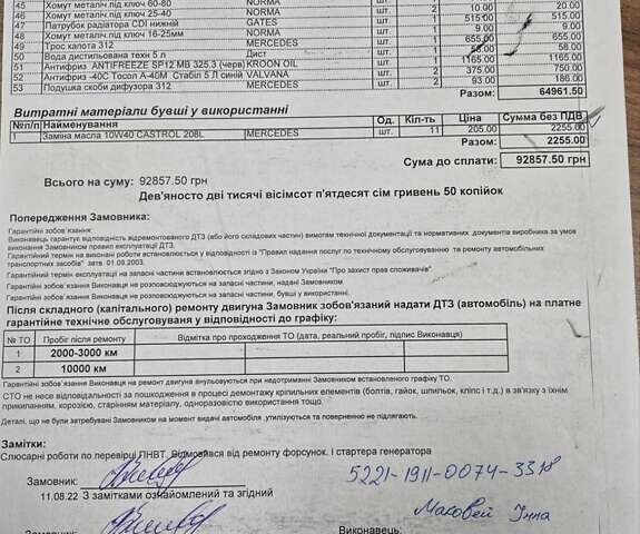 Білий Мерседес Sprinter, об'ємом двигуна 2.7 л та пробігом 796 тис. км за 15500 $, фото 26 на Automoto.ua