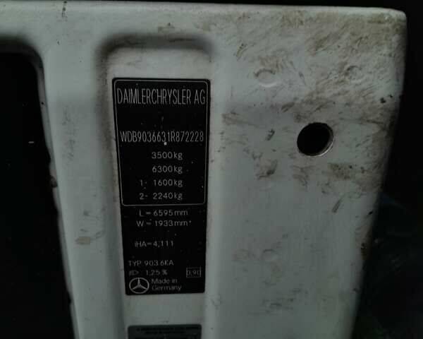 Белый Мерседес Sprinter, объемом двигателя 2.2 л и пробегом 600 тыс. км за 9800 $, фото 13 на Automoto.ua