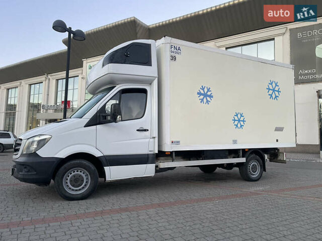 Белый Мерседес Sprinter, объемом двигателя 3 л и пробегом 200 тыс. км за 22000 $, фото 1 на Automoto.ua