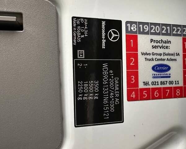 Белый Мерседес Sprinter, объемом двигателя 2.2 л и пробегом 194 тыс. км за 21800 $, фото 37 на Automoto.ua