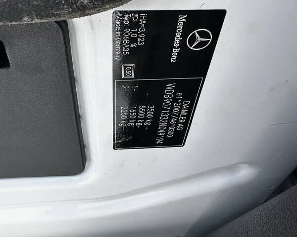 Білий Мерседес Sprinter, об'ємом двигуна 0 л та пробігом 200 тис. км за 22200 $, фото 12 на Automoto.ua