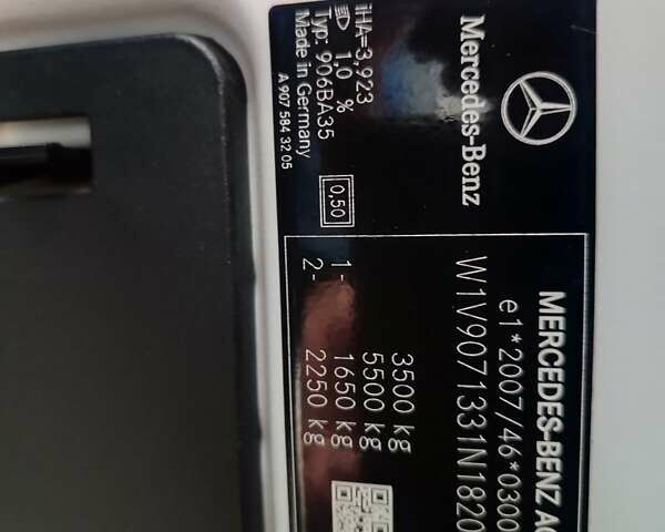 Белый Мерседес Sprinter, объемом двигателя 2 л и пробегом 265 тыс. км за 26900 $, фото 32 на Automoto.ua