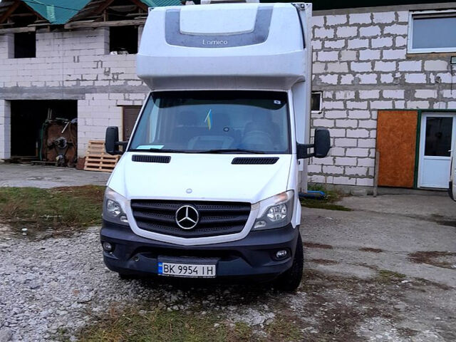 Белый Мерседес Sprinter, объемом двигателя 3 л и пробегом 345 тыс. км за 28000 $, фото 1 на Automoto.ua