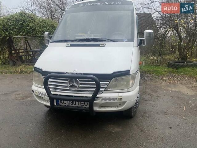 Белый Мерседес Sprinter, объемом двигателя 2.69 л и пробегом 549 тыс. км за 14500 $, фото 6 на Automoto.ua