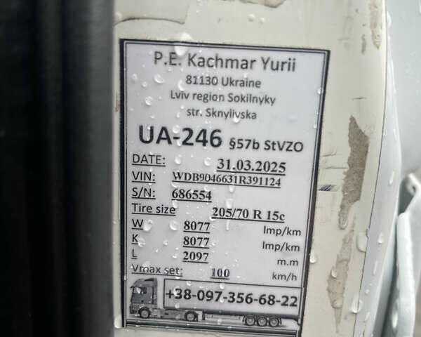 Белый Мерседес Sprinter, объемом двигателя 2.69 л и пробегом 400 тыс. км за 21999 $, фото 7 на Automoto.ua