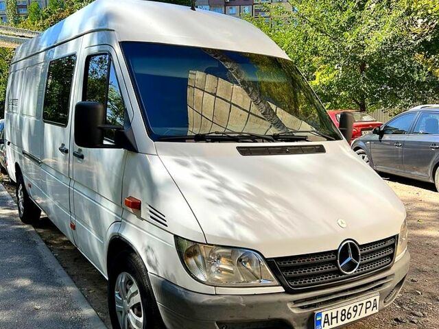 Білий Мерседес Sprinter, об'ємом двигуна 2.1 л та пробігом 355 тис. км за 7500 $, фото 5 на Automoto.ua