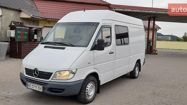 Белый Мерседес Sprinter, объемом двигателя 2.15 л и пробегом 600 тыс. км за 8700 $, фото 1 на Automoto.ua