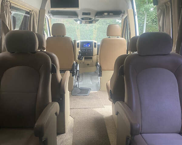 Белый Мерседес Sprinter, объемом двигателя 2.1 л и пробегом 148 тыс. км за 15000 $, фото 13 на Automoto.ua