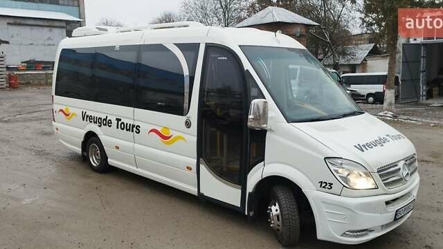 Белый Мерседес Sprinter, объемом двигателя 3 л и пробегом 270 тыс. км за 47000 $, фото 2 на Automoto.ua