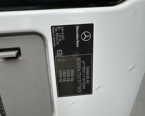 Білий Мерседес Sprinter, об'ємом двигуна 2.1 л та пробігом 570 тис. км за 19500 $, фото 3 на Automoto.ua