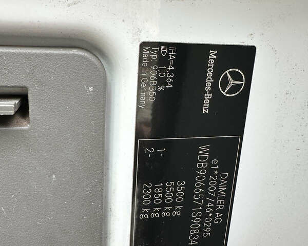 Білий Мерседес Sprinter, об'ємом двигуна 2.14 л та пробігом 736 тис. км за 38700 $, фото 13 на Automoto.ua