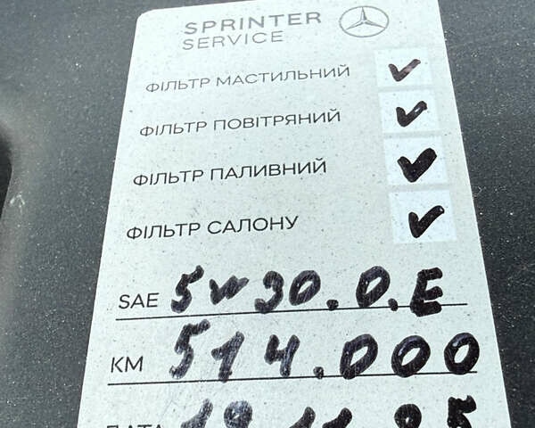 Белый Мерседес Sprinter, объемом двигателя 2.2 л и пробегом 519 тыс. км за 17900 $, фото 42 на Automoto.ua