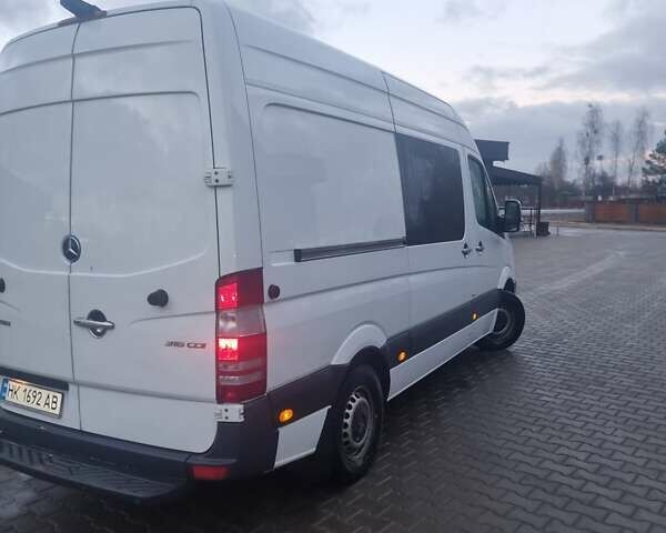 Белый Мерседес Sprinter, объемом двигателя 2.2 л и пробегом 243 тыс. км за 16250 $, фото 5 на Automoto.ua