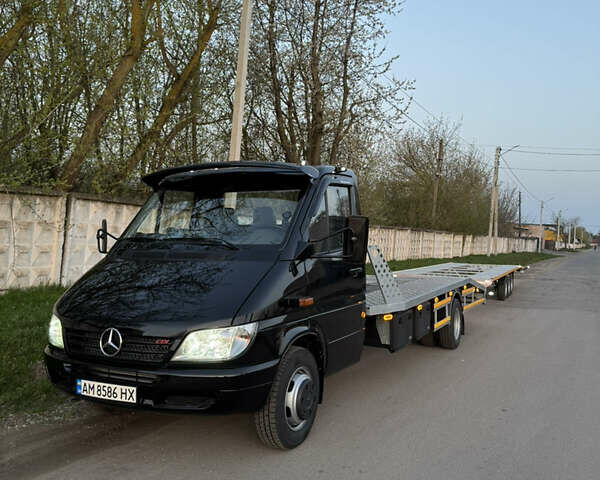 Черный Мерседес Sprinter, объемом двигателя 2.69 л и пробегом 130 тыс. км за 20500 $, фото 31 на Automoto.ua