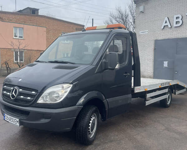 Черный Мерседес Sprinter, объемом двигателя 2.2 л и пробегом 550 тыс. км за 16500 $, фото 1 на Automoto.ua