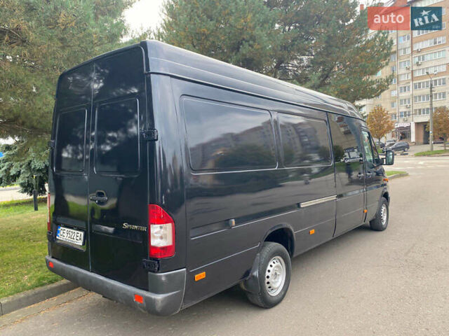 Черный Мерседес Sprinter, объемом двигателя 2.69 л и пробегом 296 тыс. км за 12950 $, фото 5 на Automoto.ua