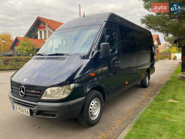 Черный Мерседес Sprinter, объемом двигателя 2.69 л и пробегом 296 тыс. км за 12950 $, фото 46 на Automoto.ua