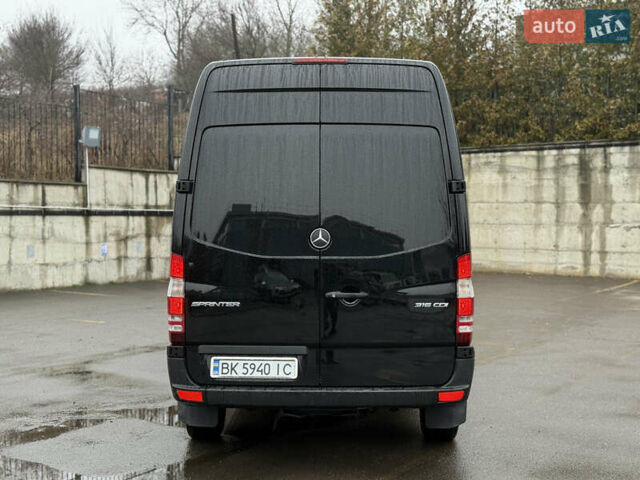 Черный Мерседес Sprinter, объемом двигателя 2.2 л и пробегом 290 тыс. км за 15600 $, фото 16 на Automoto.ua