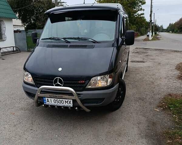 Черный Мерседес Sprinter, объемом двигателя 2.15 л и пробегом 485 тыс. км за 8500 $, фото 1 на Automoto.ua