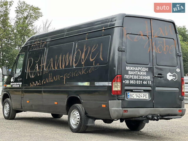 Черный Мерседес Sprinter, объемом двигателя 2.69 л и пробегом 620 тыс. км за 9700 $, фото 4 на Automoto.ua