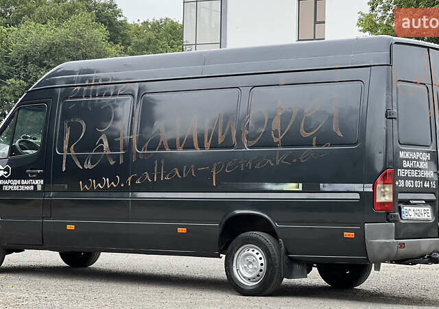 Черный Мерседес Sprinter, объемом двигателя 2.69 л и пробегом 620 тыс. км за 9700 $, фото 5 на Automoto.ua