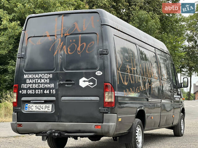 Черный Мерседес Sprinter, объемом двигателя 2.69 л и пробегом 620 тыс. км за 9700 $, фото 6 на Automoto.ua