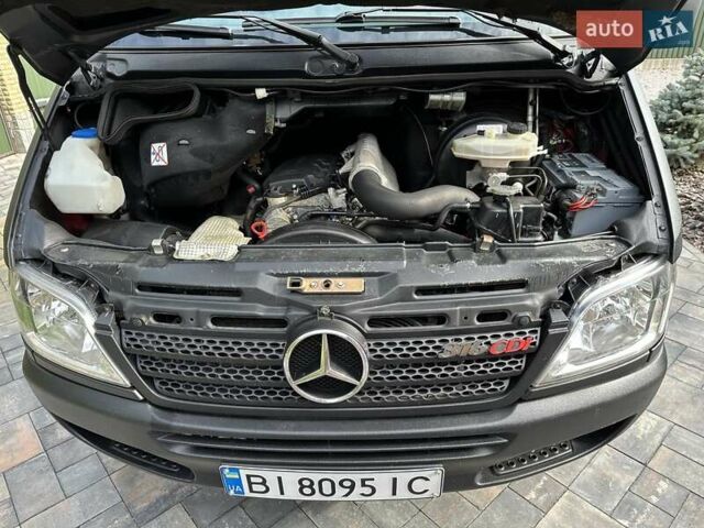 Черный Мерседес Sprinter, объемом двигателя 2.69 л и пробегом 225 тыс. км за 23000 $, фото 13 на Automoto.ua