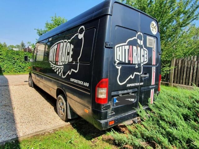 Черный Мерседес Sprinter, объемом двигателя 2.7 л и пробегом 360 тыс. км за 4546 $, фото 2 на Automoto.ua