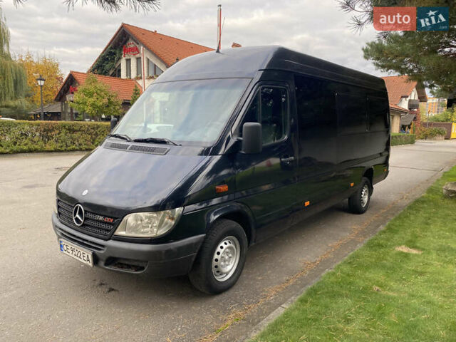 Черный Мерседес Sprinter, объемом двигателя 2.7 л и пробегом 298 тыс. км за 12999 $, фото 57 на Automoto.ua