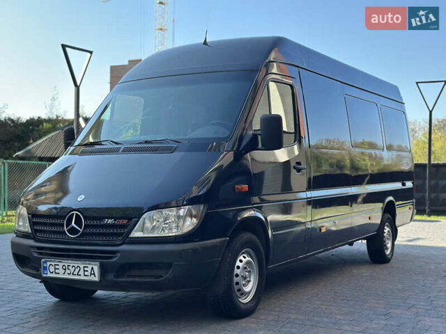 Чорний Мерседес Sprinter, об'ємом двигуна 2.69 л та пробігом 296 тис. км за 12950 $, фото 1 на Automoto.ua