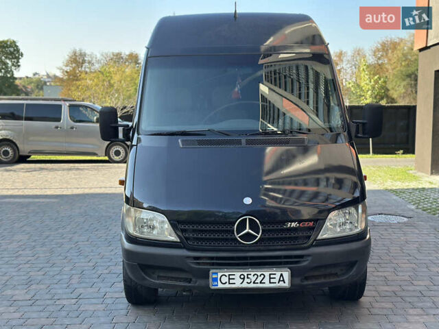 Чорний Мерседес Sprinter, об'ємом двигуна 2.69 л та пробігом 296 тис. км за 12950 $, фото 3 на Automoto.ua